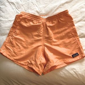 Patagonia Baggies XXS orange sherbert shorts